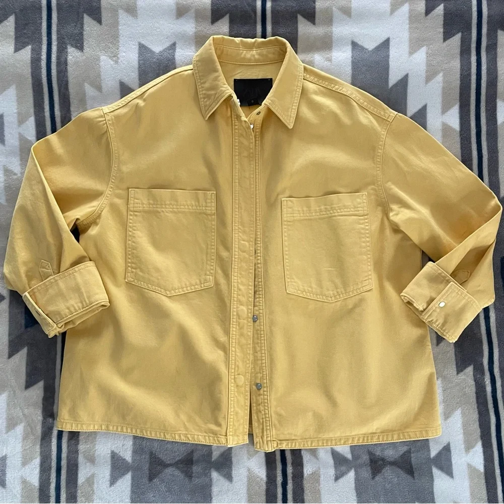 ZARA Women’s Collection Pocket Overshirt Size Small - Picture 1 of 6